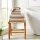 preview thumbnail 85 of 174, Linery & Co. Luxury Cotton Textured Bath Towel. 6 Piece Set - Taupe