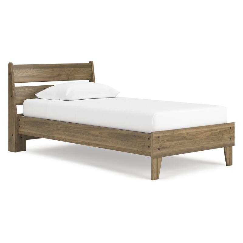 Signature Design by Ashley Deanlow Brown Platform Panel Bed