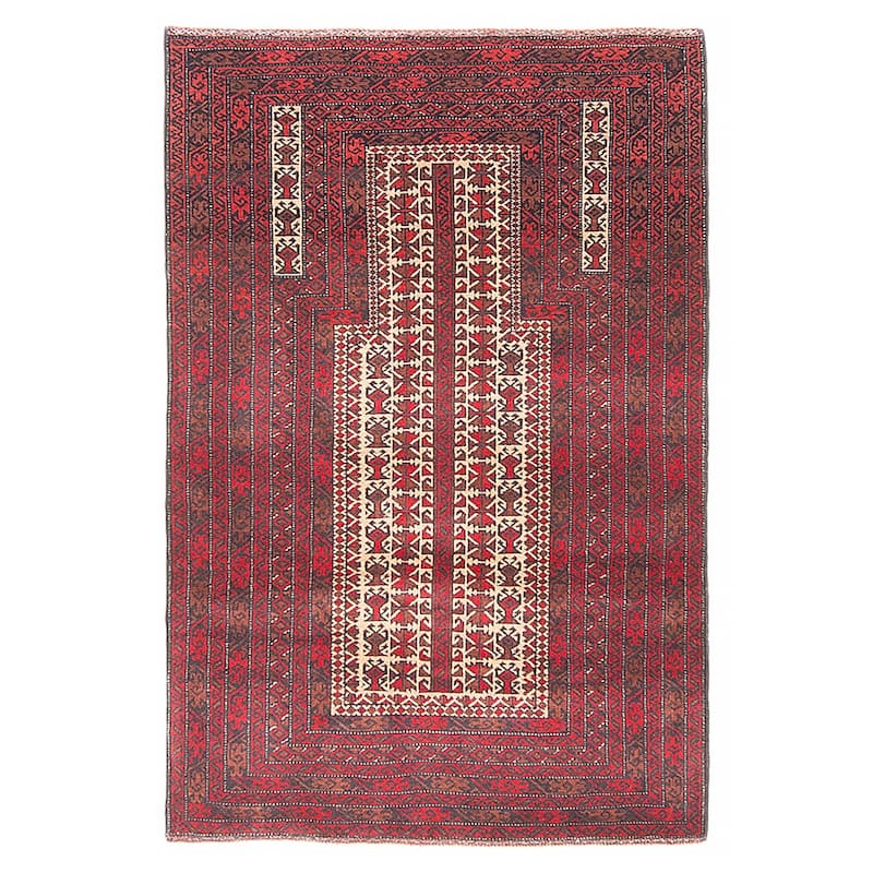 Teimani Tan Rug 2'10" x 4'6" - 2'10 x 4'6 - Tan - 2'10 x 4'6