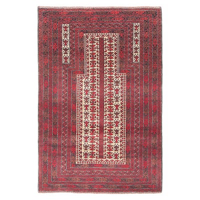 Teimani Tan Rug 2'10" x 4'6" - 2'10 x 4'6