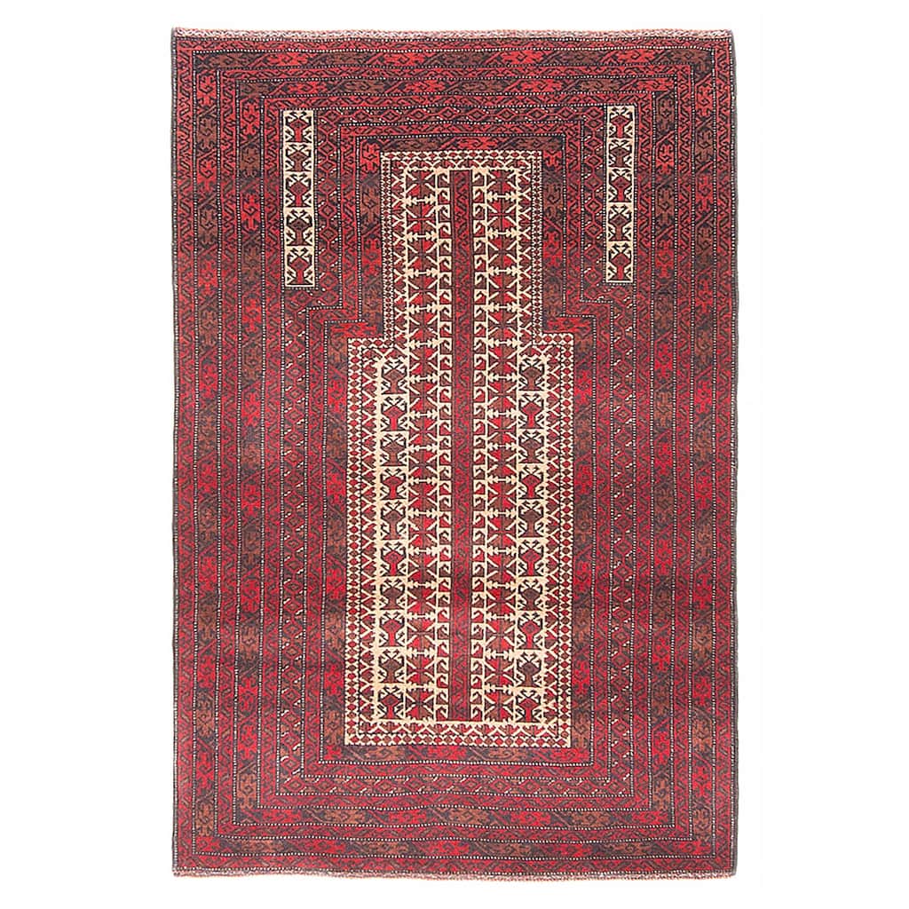 Teimani Tan Rug 2'10" x 4'6" - 2'10 x 4'6