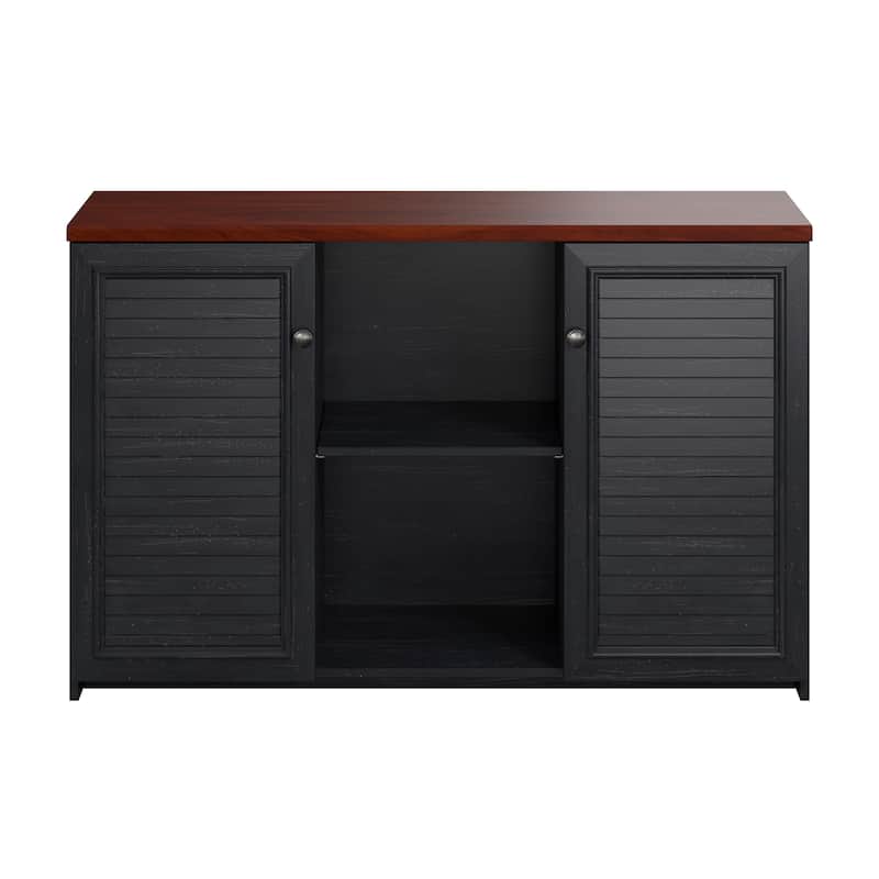 Bush Furniture Fairview Accent Cabinet with Doors and Shelves