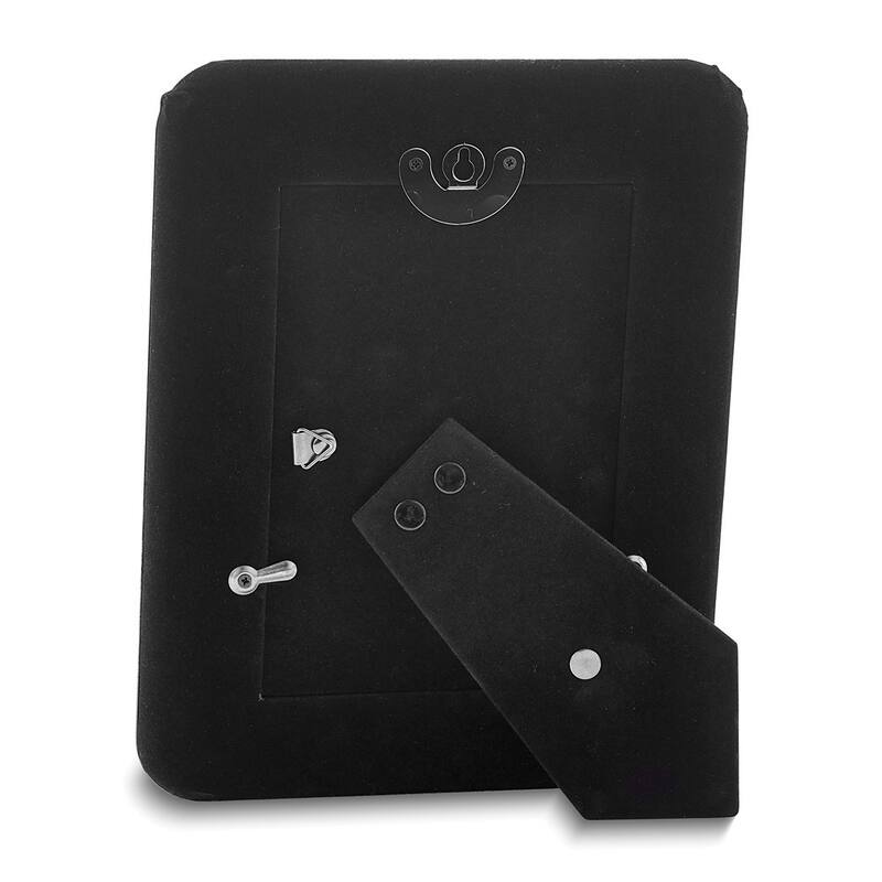 Curata Solid Brass Polished Lacquer-Coated 4x6 Photo Frame