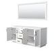 preview thumbnail 9 of 20, Wyndham Collection Miranda 71" Double Free Standing Vanity Cabinet -
