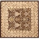 preview thumbnail 126 of 138, SAFAVIEH Handmade Persian Legend Hilkje Traditional Oriental Wool Rug 6' Square - Brown/Beige - Square