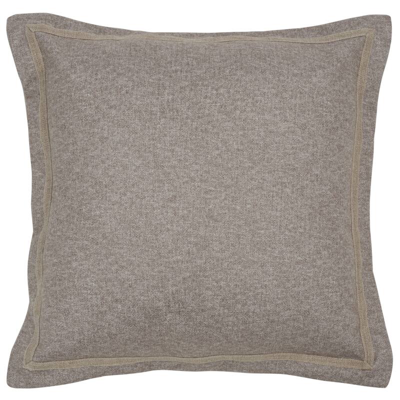 SAFAVIEH Home Pyper Boucle Decorative Throw Pillow - Taupe - 18 x 18-inch Square