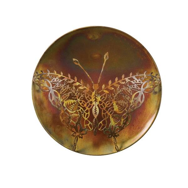 Shop Metal Lace Butterfly Wall Decor Indoor Outdoor Art 12 Diameter 12 In Overstock 18285492