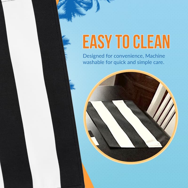 Island Retreat All-Weather Outdoor Reversible Table Mat (Set of 6)