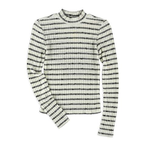 Aeropostale Womens Knit Striped Pullover Sweater