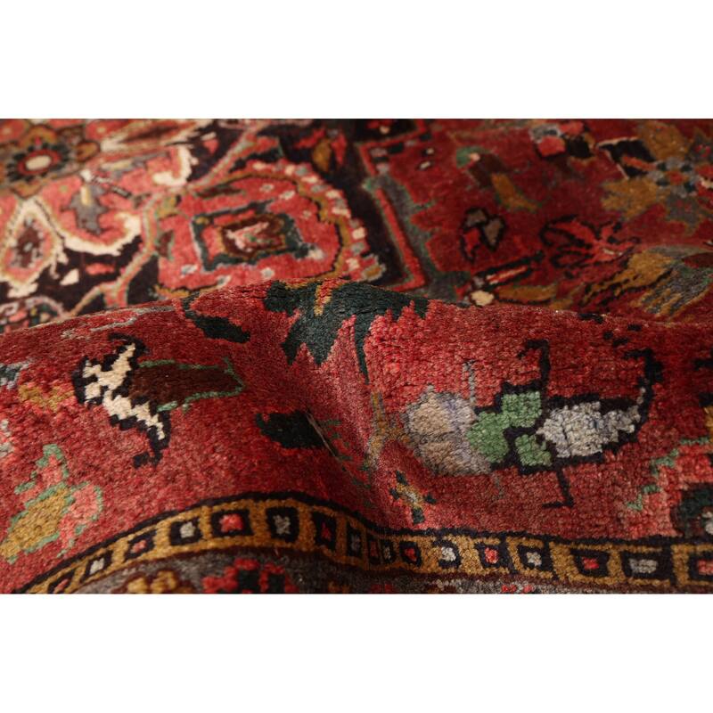 ECARPETGALLERY Hand-knotted Sarabi Dark Red Wool Rug - 7'7 x 10'4