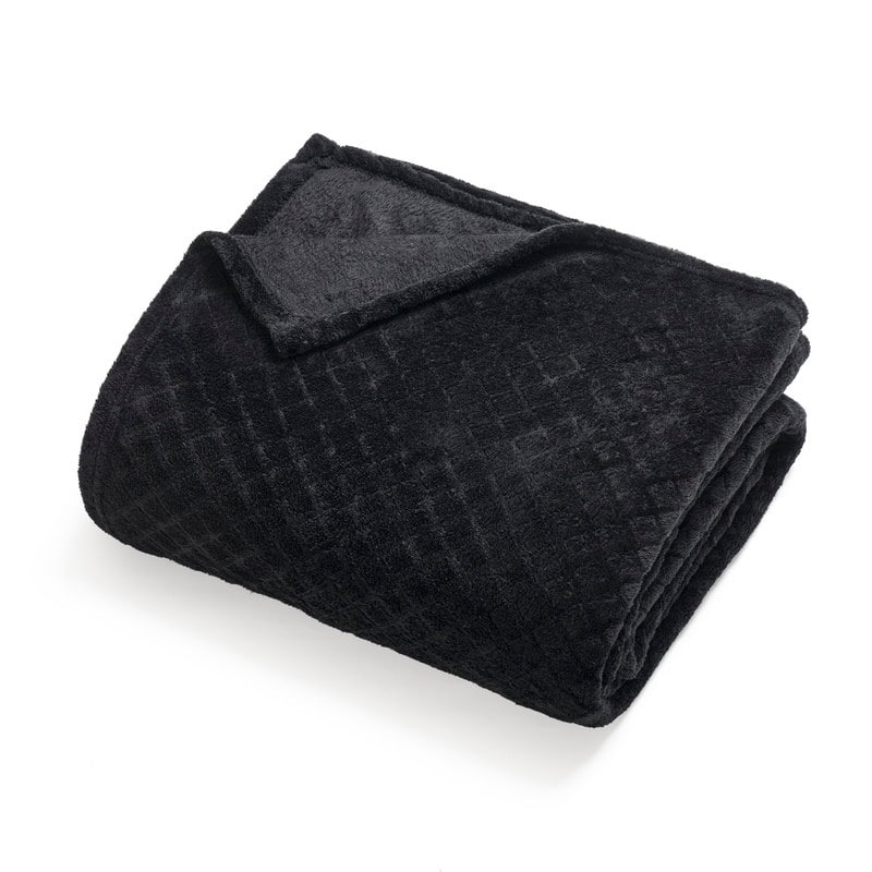 Superior Alaska Quilted Diamond Plush Fleece Blanket For Couch or Bed
