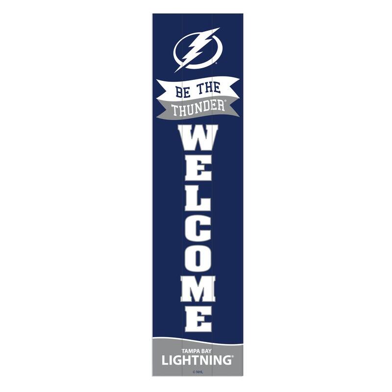 47" Porch Leaner Welcome Wall Sign, Tampa Bay Lightning