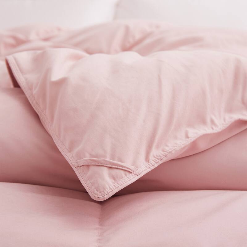 All-Season Medium Warmth White Goose Down Comforter with Premium Fabric