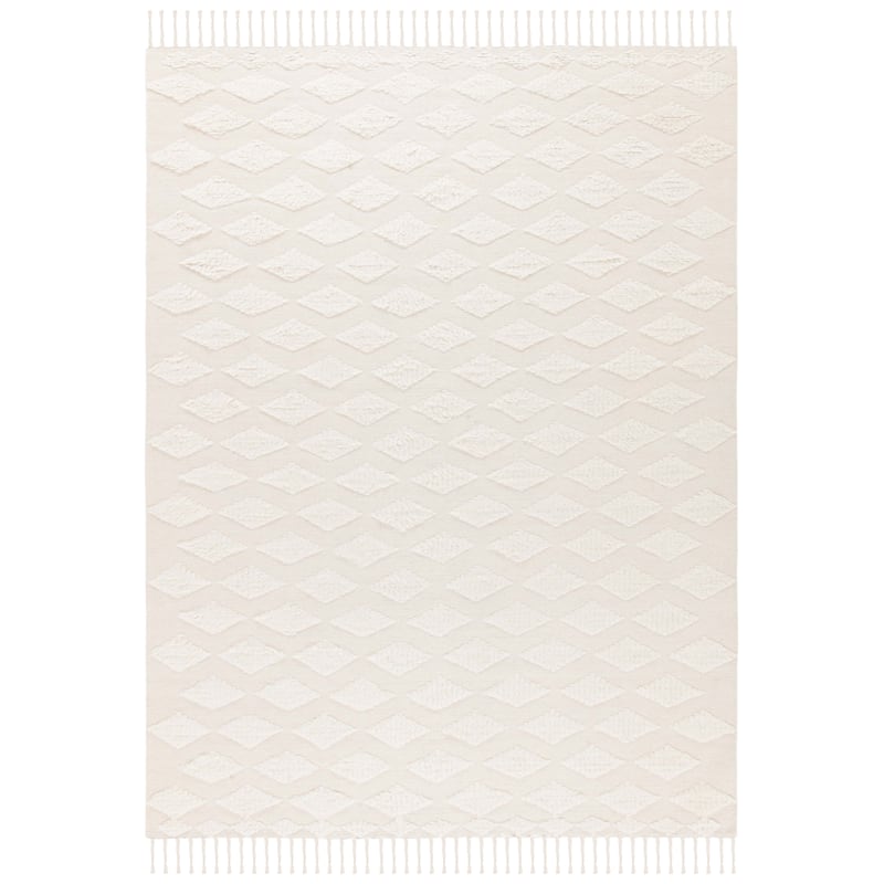 SAFAVIEH Handmade Casablanca Shag Rouba Tribal Wool Rug