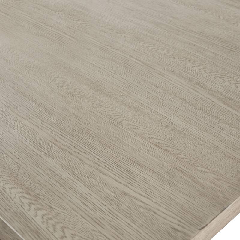 Furniture of America Piez Modern 83-inch Wood Dining Table with Trestle Base