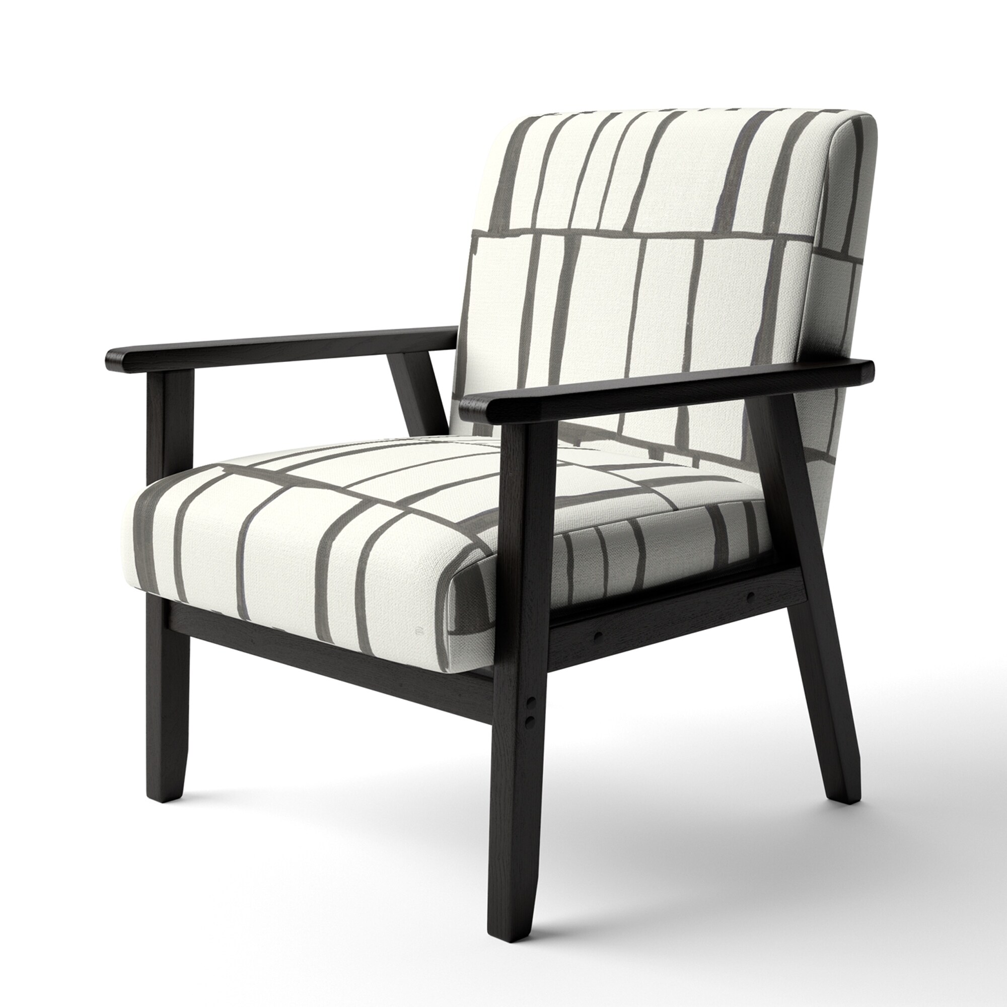 Designart "Minimalist Black And White I" Upholstered - Picture 8 of 20