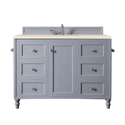 James Martin Vanities Copper Cove Encore 48" Single Vanity, Silver Gray