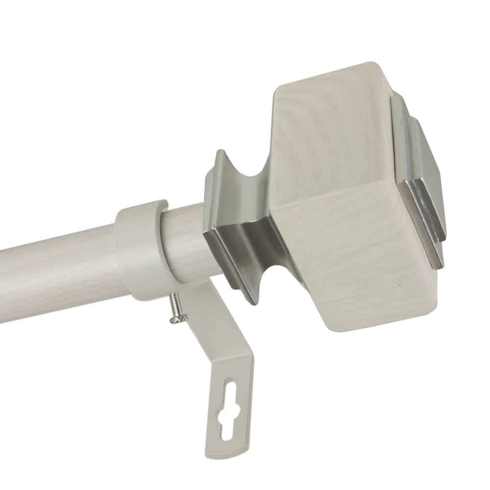 InStyleDesign Elena 1 inch Faux Wood Curtain Rod