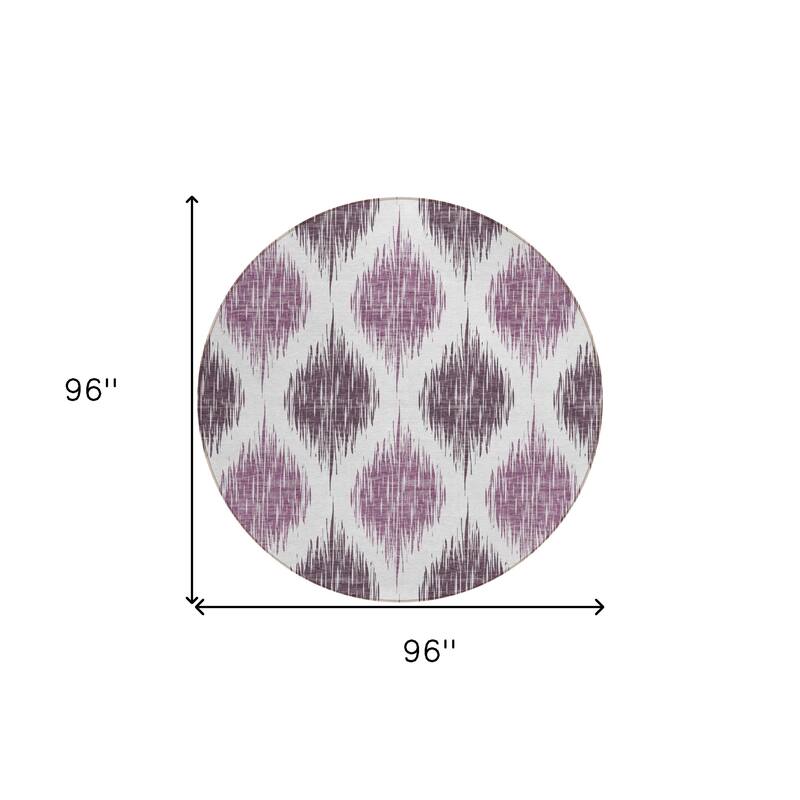 HomeRoots Ikat Transitional Rectangle Outdoor Rug