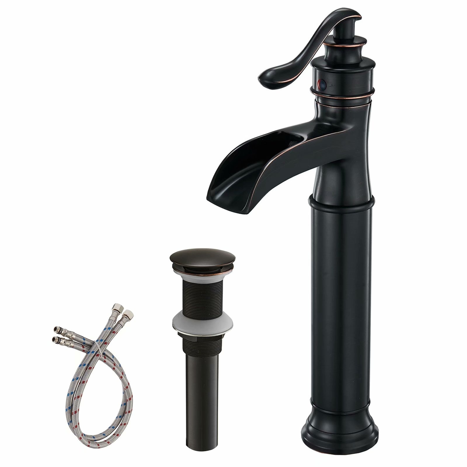 Vibrantbath Vessel Sink Faucet with Pop Up Drain Without OVerflow