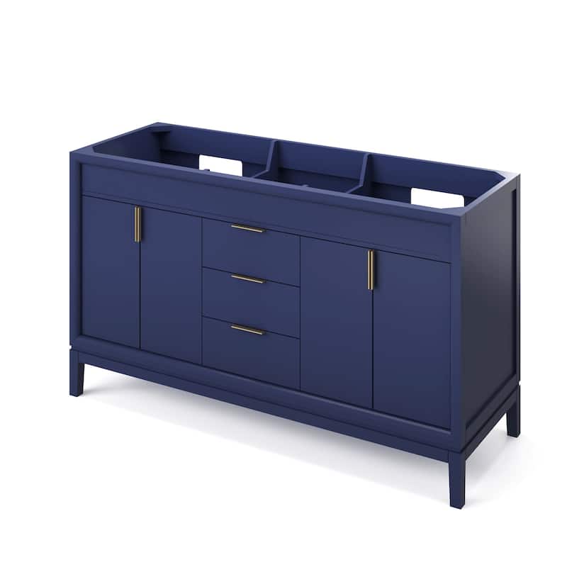 Jeffrey Alexander VN2THE-60-NT Theodora 60" Double Free Standing - Hale Blue - Painted