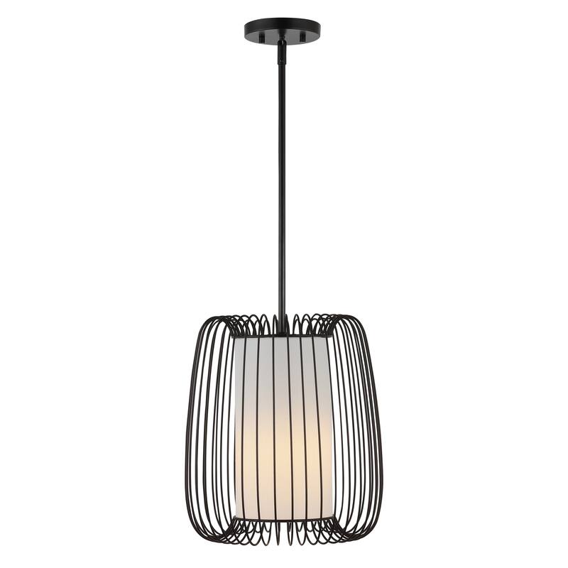 SAFAVIEH Lighting Tomke 12.5-inch Pendant - 13" W x 13" D x 15" H - Oil Rubbed Bronze - 13Wx13Dx15H