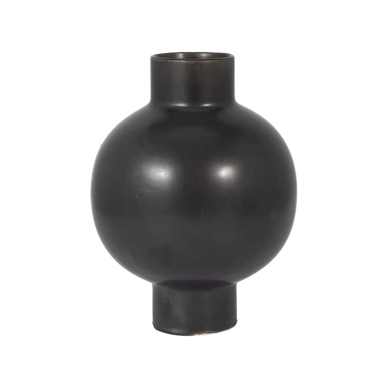 Sagebrook Home Neutral Round Modern Ceramic Bubble Vase
