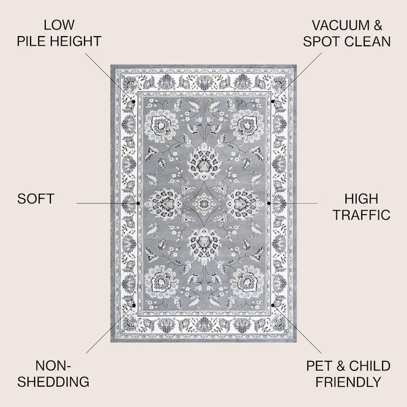 JONATHAN Y Scala French Cottage Area Rug