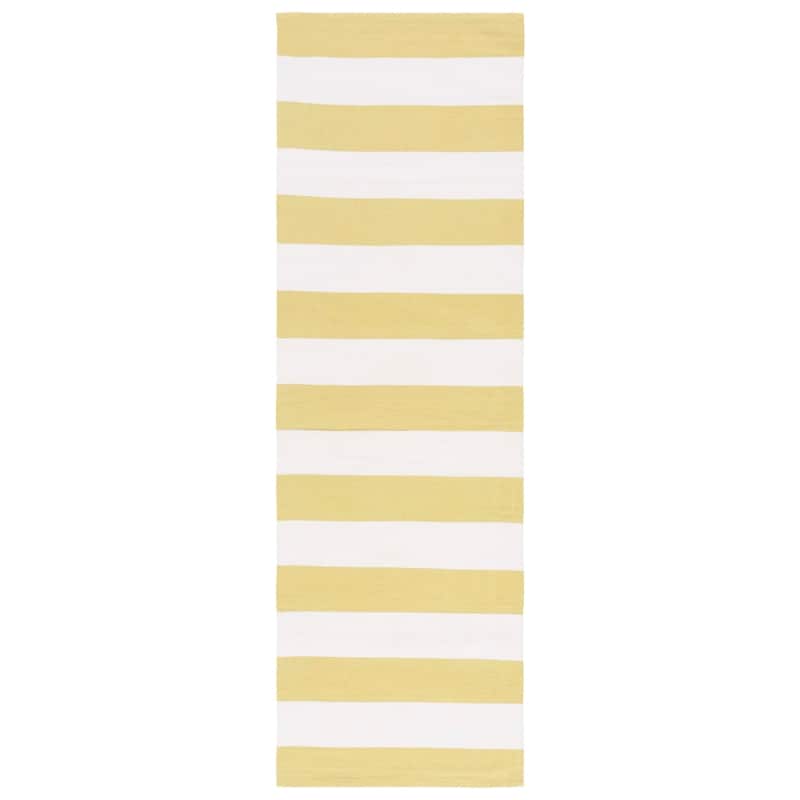 SAFAVIEH Handmade Montauk Geltrude Stripe Cotton Flatweave Rug