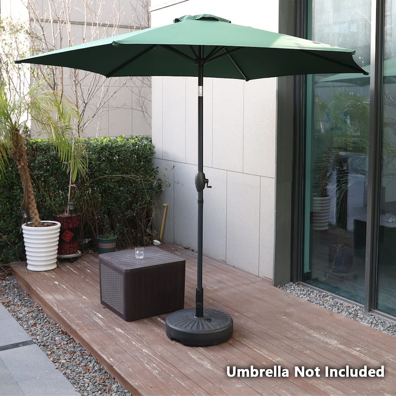 Autlaycil Patio Umbrella Base Water Filled Stand Umbrella Holder