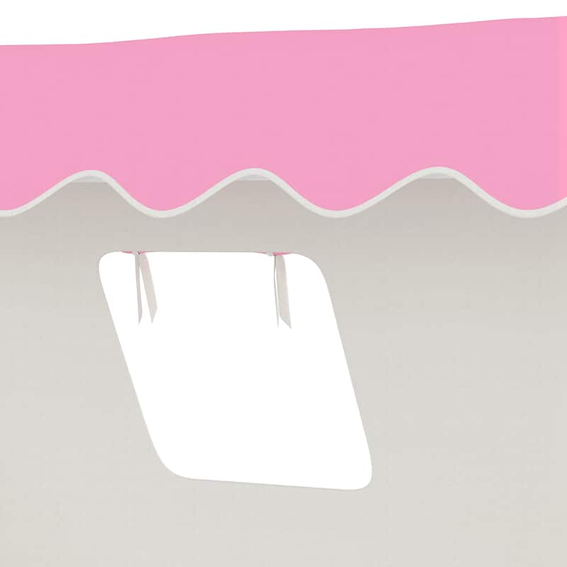 Teepee Montessori Bed for Toddlers, House-shaped Platform Bed Kids Playful Floor Bed with Tent, Sunroof and Light Strip