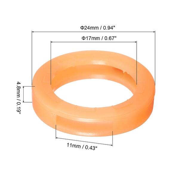 20Pcs 24mm Key Cap Cover Rings Identifier Coding Tag Silicone Sleeve 4 ...
