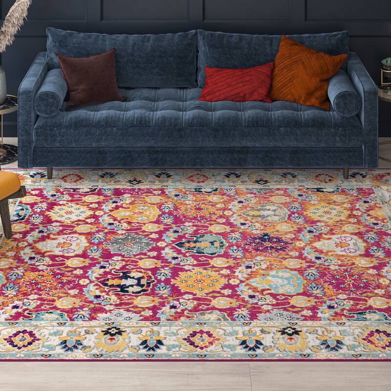 Dynah Bohemian & Eclectic Oriental Indoor Area Rug