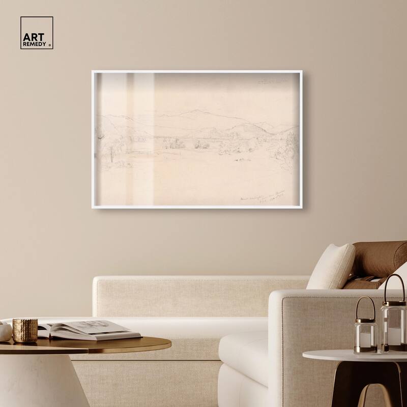 Study for View Mt. Washington Shadowbox by Art Remedy
