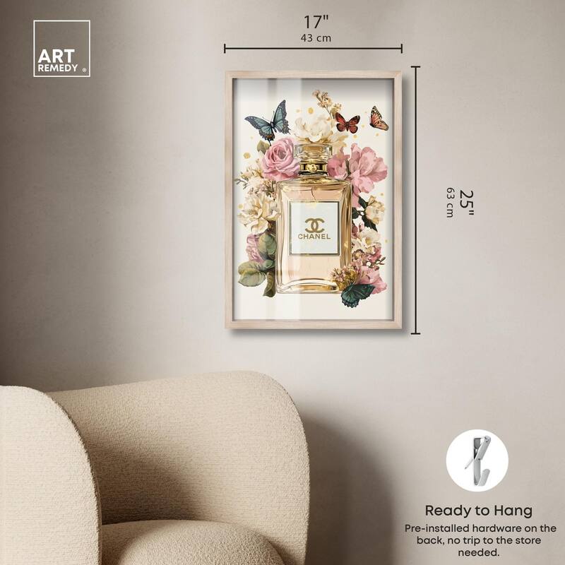 Glam Bloom Butterfly Perfume Shadowbox by Art Remedy