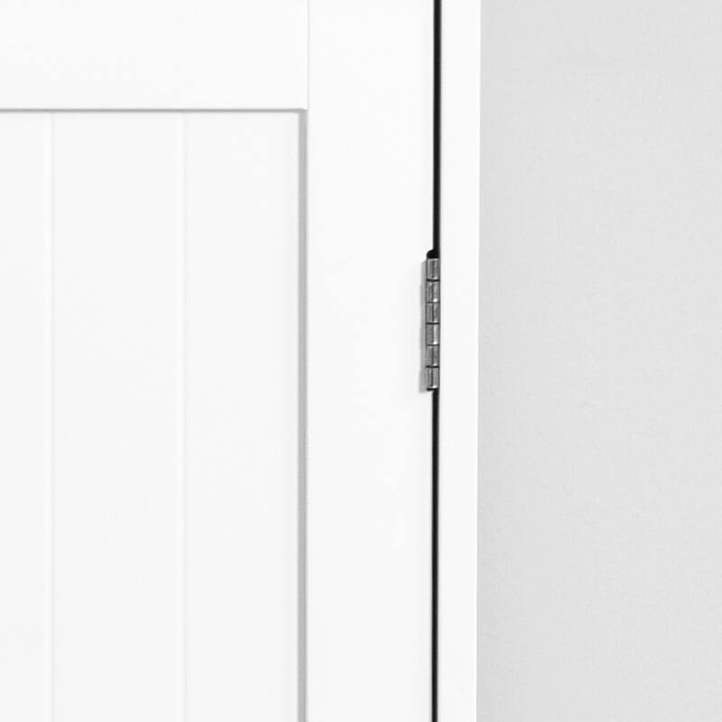 Bathroom Storage Cabinet, Floor Cabinet with Adjustable Shelf and Drawers