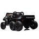 preview thumbnail 9 of 38, 24V 2-Seater UTV-XXL Ride On Truck with Dump Bed for kid,Ride On 4WD UTV with 6 Wheels,Tipping and Openable Rear Cargo Bed Black