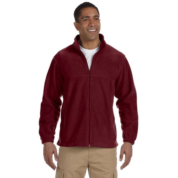 Men's full zip fleece sale clearance