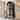 Arched Kitchen Pantry Cabinet with Glass Doors, 5-Tier Storage Cupboard with Adjustable Shelf for Home