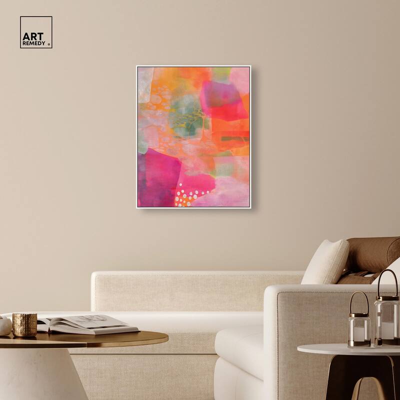 Garnet Gleam II Canvas by Art Remedy