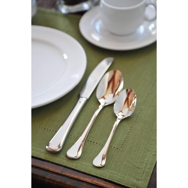 Sant' Andrea 18/10 Stainless Steel Puccini Coffee Spoons (Set of 12) by