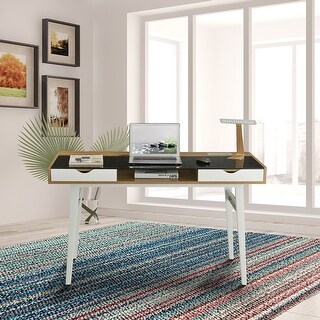 Computer Bath Desk Computer Desk with Multiple Storage - Bed Bath & Beyond - 38446570