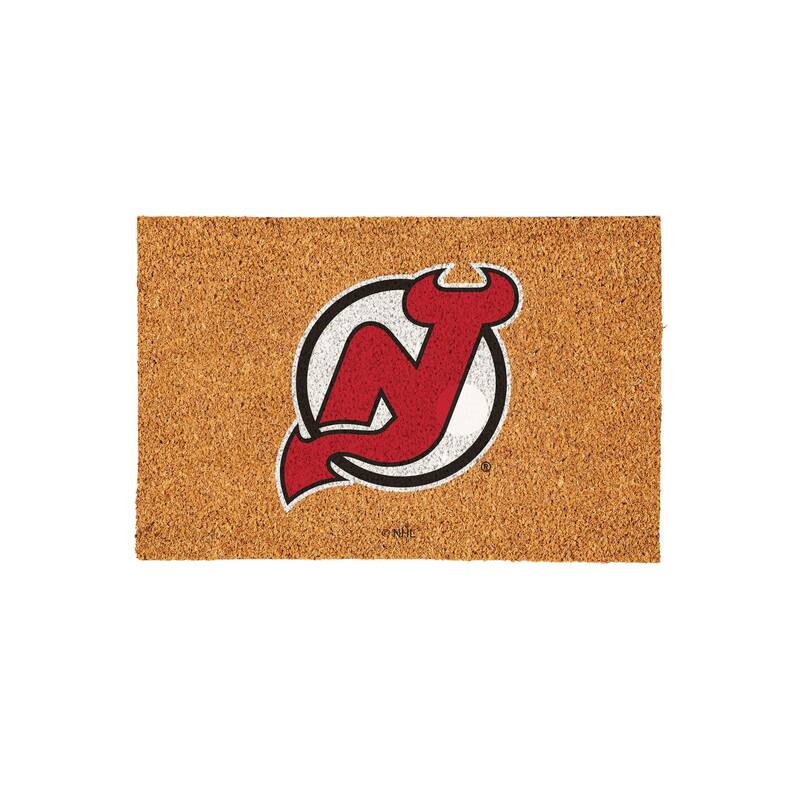 New Jersey Devils Full Color Indoor/Outdoor Coir Mat