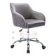 preview thumbnail 73 of 117, Corvus Braff Velvet Upholstered Adjustable Ergonomic Office Chair