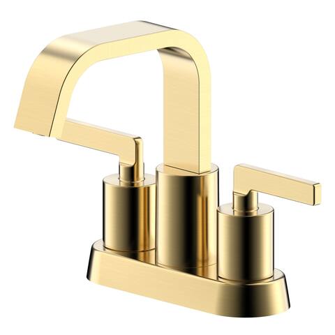 Saint-Lazare 4 in. Centerset Bathroom Faucet in Gold
