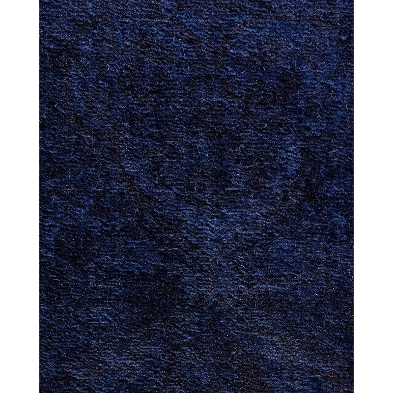 Fine Vibrance, One-of-a-Kind Hand-Knotted Runner Rug - Purple, 2' 7" x 11' 2" - 2' 7" x 11' 2"