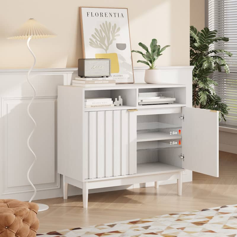 34 in. Buffet with Adjustable Shelves