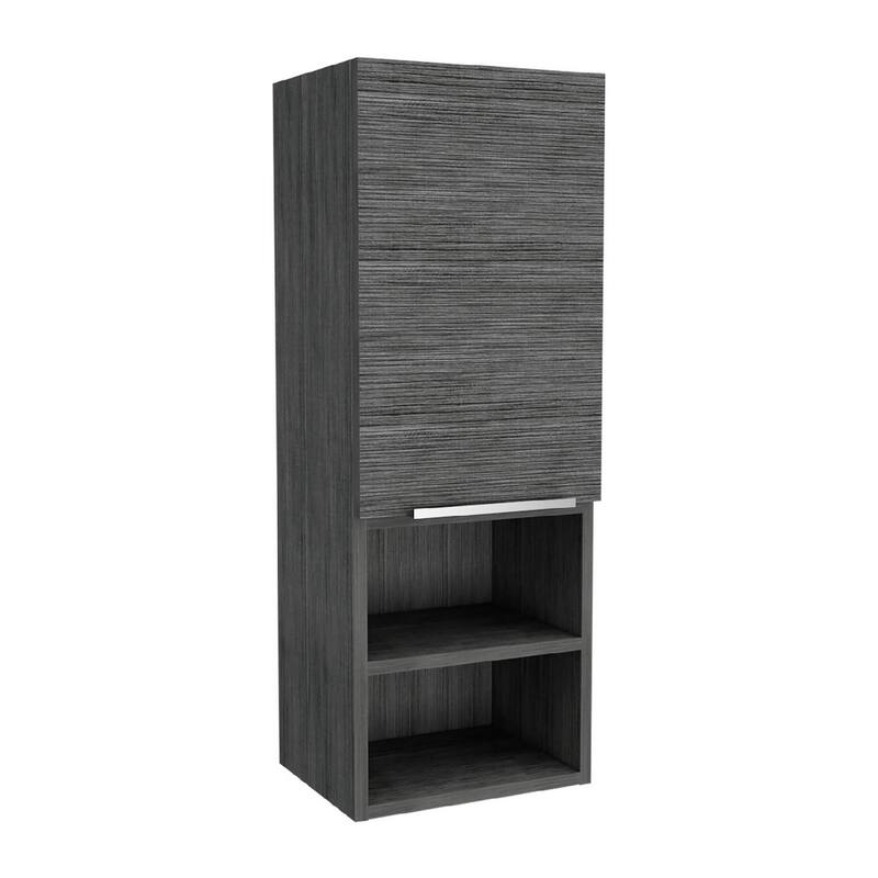 Beardsley 2-Shelf Bathroom Cabinet Light Grey
