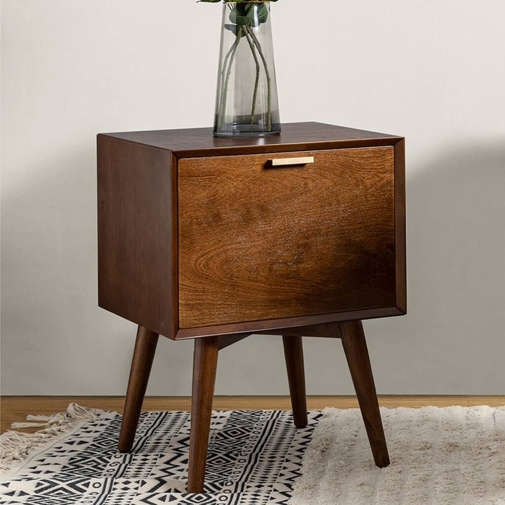 Isabel Mid-Century 2 - Drawer Wood End Table by HULALA HOME
