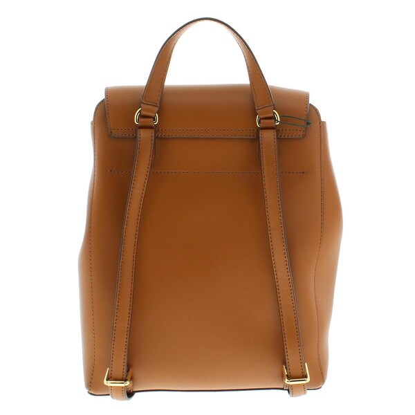 lauren ralph lauren dryden flap leather backpack